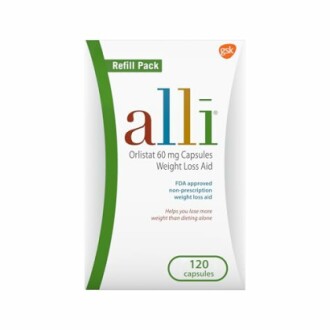 alli Weight Loss Diet Pills, Orlistat 60 mg Capsules