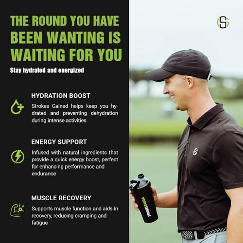 Strokes Gained Hydration Watermelon Electrolyte Powder