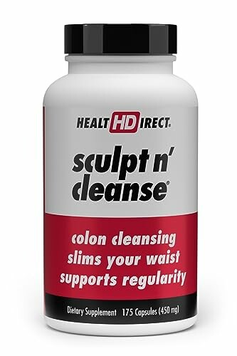 Health Direct Sculpt n' Cleanse dietary supplement bottle.