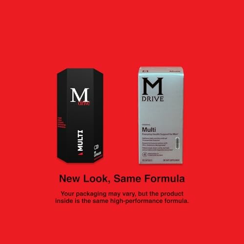 MDrive supplement packaging with new look, same formula.