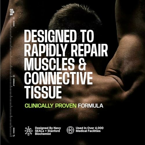 A clinically proven formula for repairing muscles and connective tissue, backed by research and trusted by athletes worldwide.