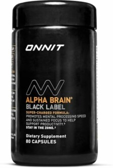 ONNIT Alpha Brain Black Label